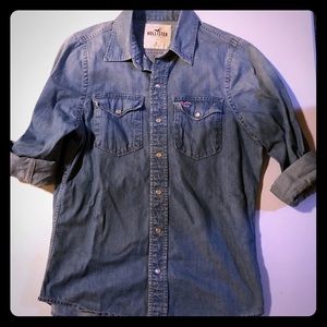 Hollister Denim Dress Shirt